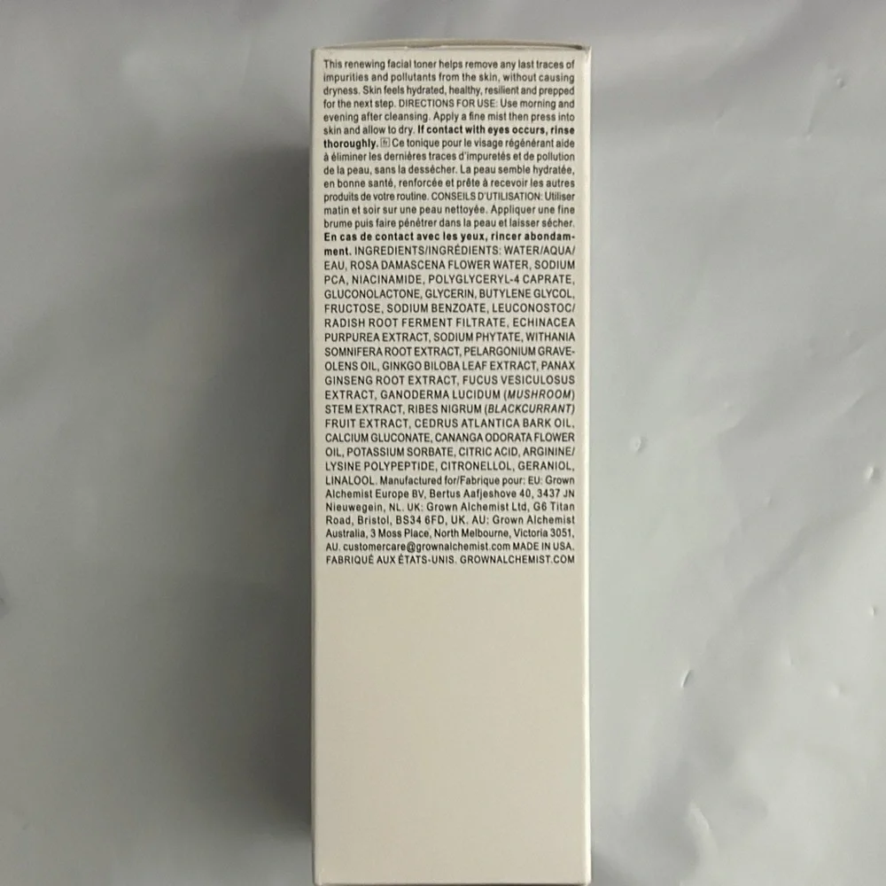Grown Alchemist Skin Renewal Toner in White Packaging